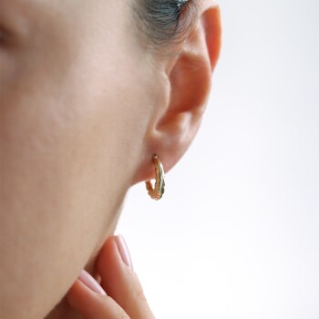 Flash Desen Halka Küpe - Koçak (1)