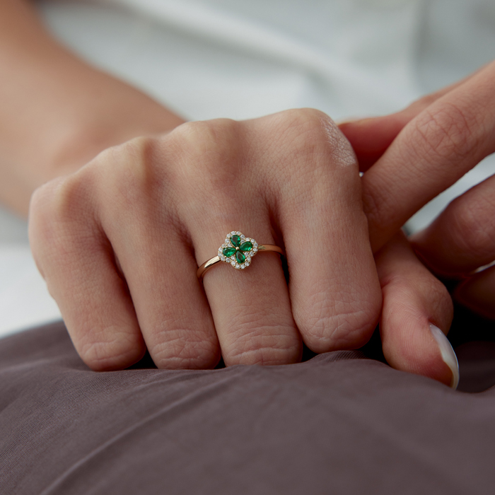 Flora Gem Yüzük - Rayna