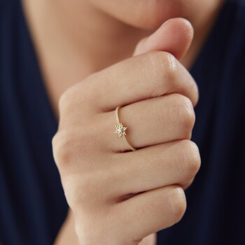 Floral Tomurcuk Yüzük - Özer