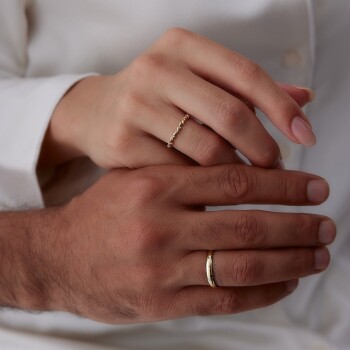 Flower Çift Alyans - Tülay Alyans (1)