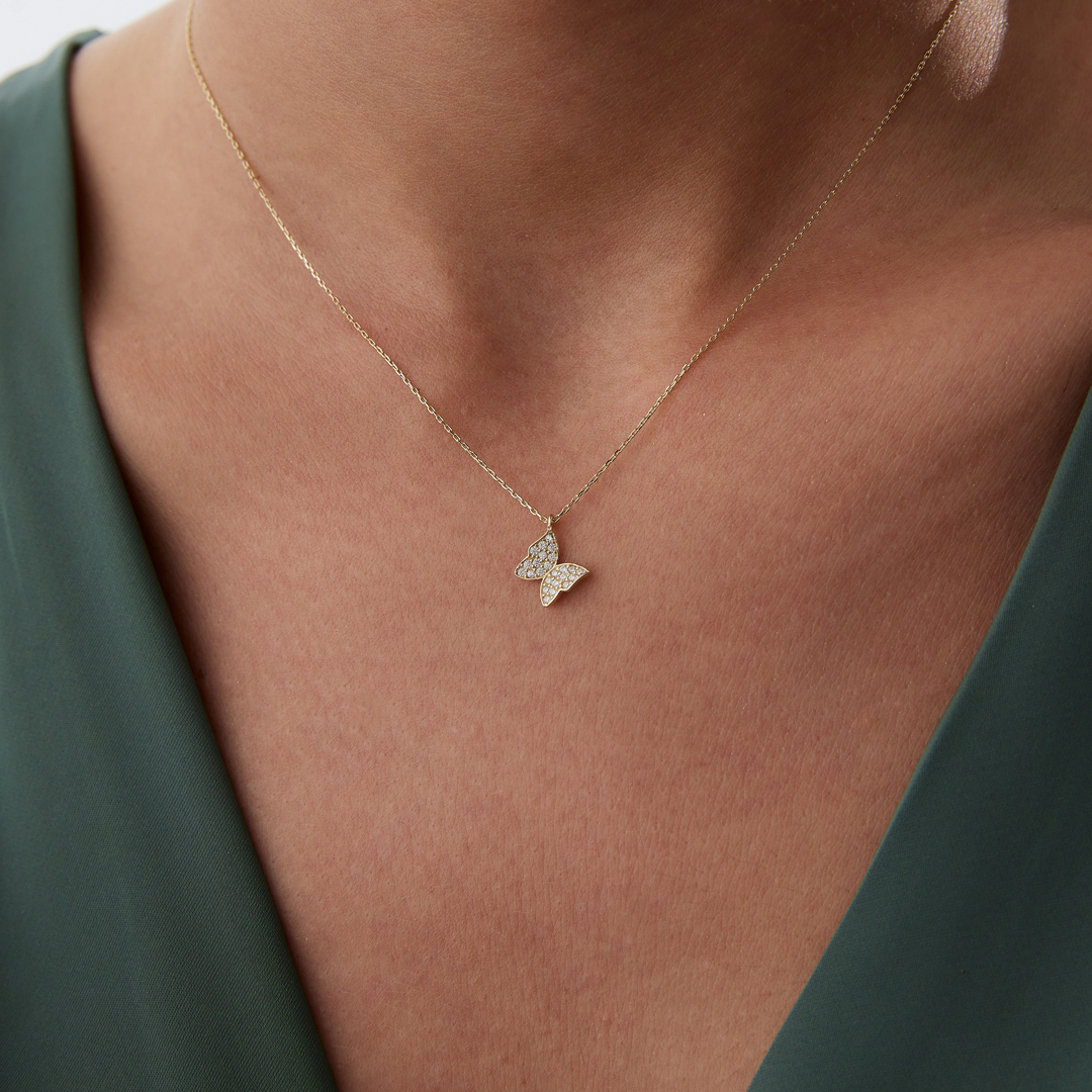 Floy Kelebek Kolye - 1