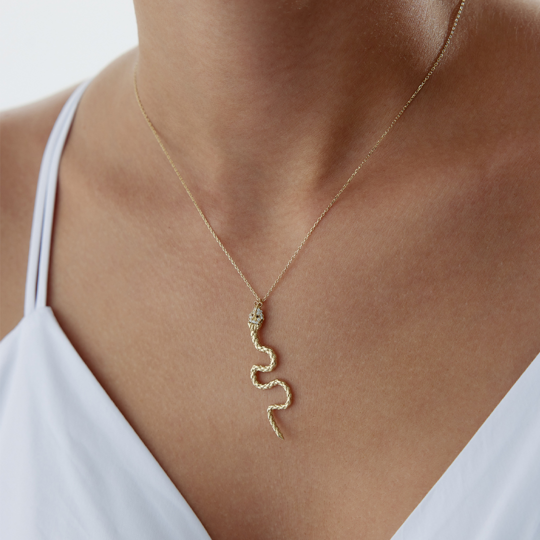 Fold Yılan Kolye - 1