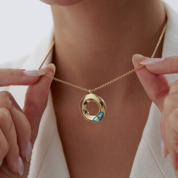 Fortuna Daire Kolye - Özkonak