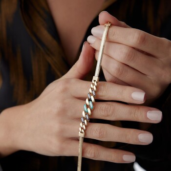 Fortuna Gurmet Balıksırtı Bileklik - Mazi (1)