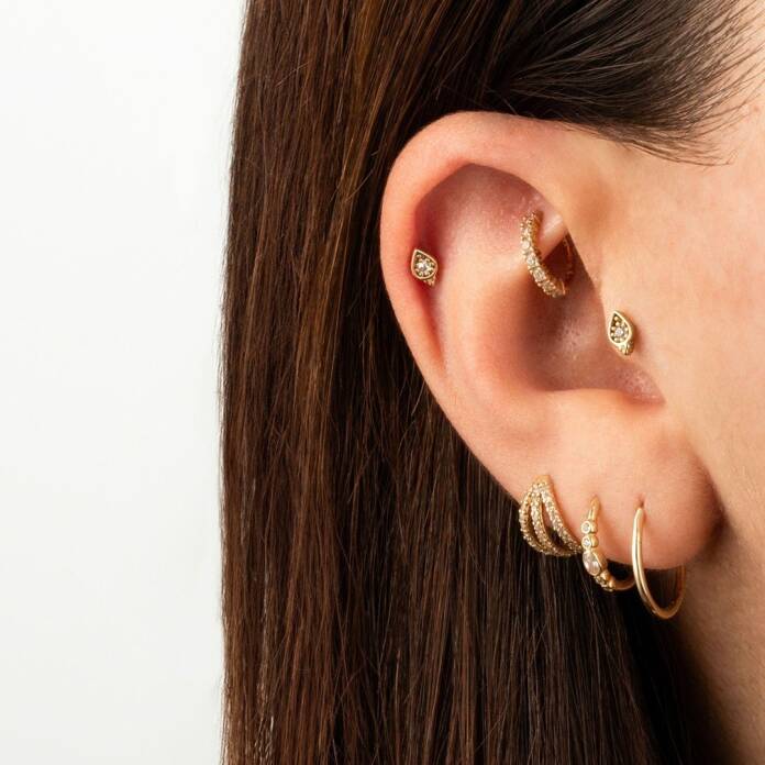 Frambuaz Tragus Piercing - 2