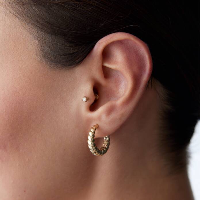 Füzyon Burgu Küpe - 1