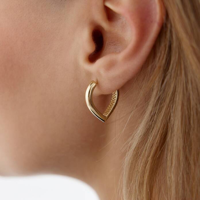 Füzyon Deev Kalp Küpe - 3