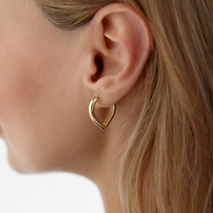 Füzyon Deev Kalp Küpe - 4