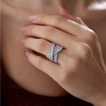 Geçişli Baget Yüzük - VİRA