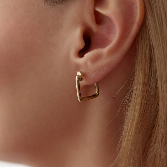 Geniş Ataç Küpe - 1