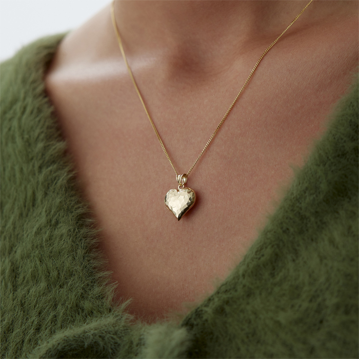 Geometrik Kalp Kolye - 2