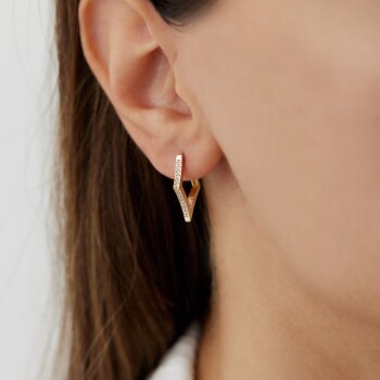 Geometrik Model Küpe - Ali Altınbas