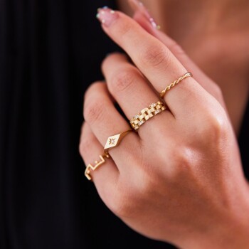 Geometrik Plaka Kutup Yıldızı Yüzük - Ali Altınbas (1)