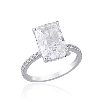 Glacies Yarımtur Tektaş Yüzük - 4