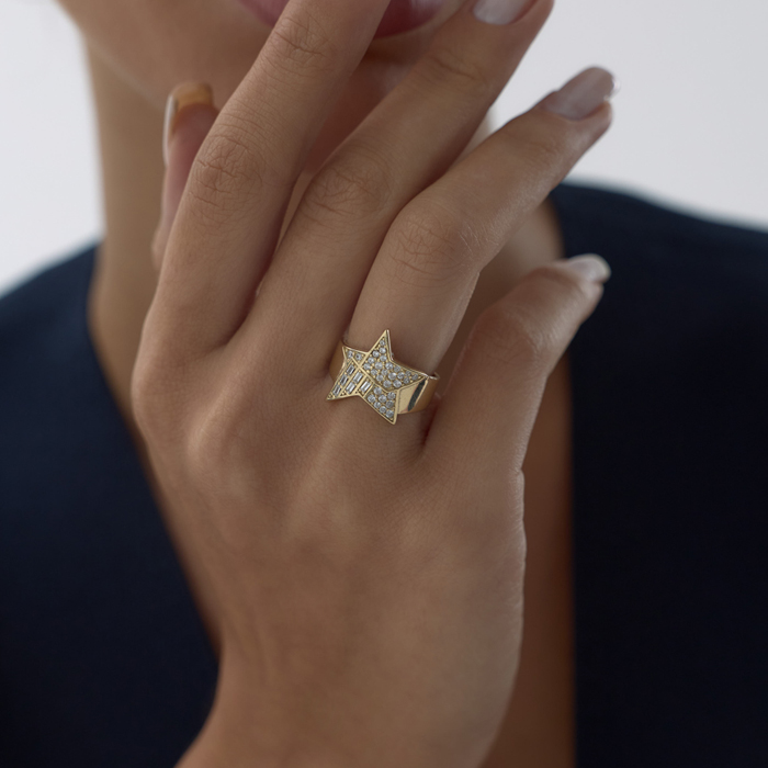 Gleam Taşlı Yıldız Yüzük - Gökhan Bera (1)