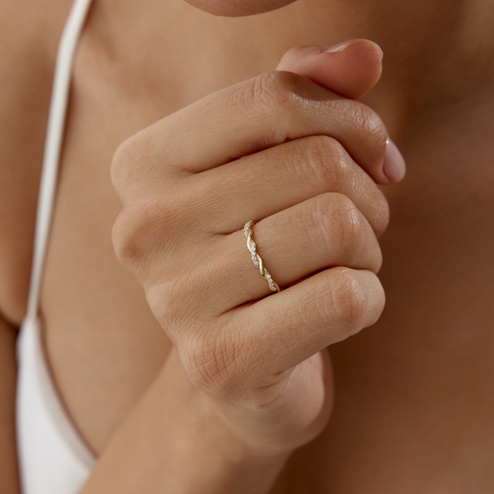 Glint Burgu Yüzük - Alen