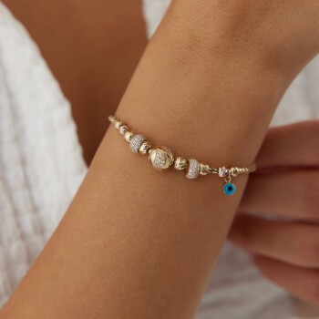 Göz Detaylı Charm Bileklik - Nüans