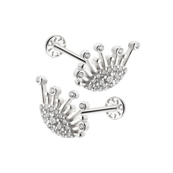 Göz Taş Detay Tragus Piercing - 4