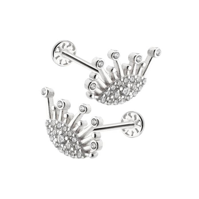 Göz Taş Detay Tragus Piercing - 4