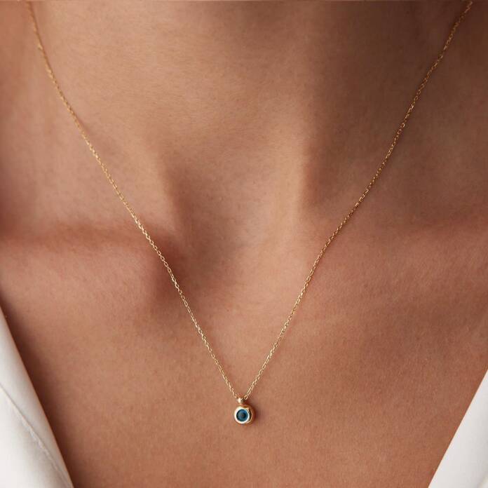 Göz Uçlu Kolye - 2