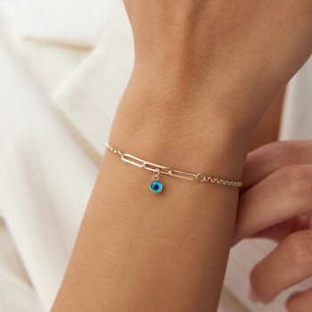 Gözlü Ataç Bileklik - Nüans