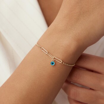 Gözlü Ataç Bileklik - Nüans (1)