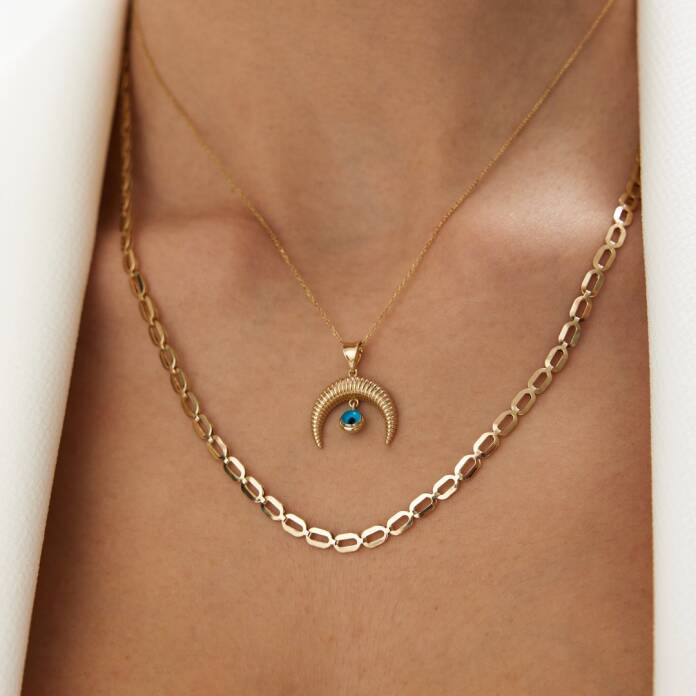 Gözlü Ay Kolye - 2