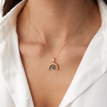 Gözlü Ay Kolye - CNR