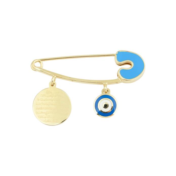 Gözlü Ayet-el Kürsi Bebek İğnesi - 1