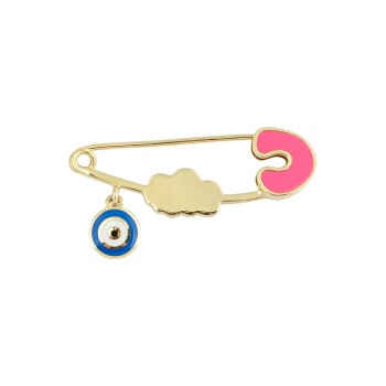 Gözlü Bulut Bebek İğnesi - Melike