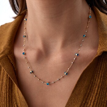 Gözlü Dorica Kolye - Özçelik