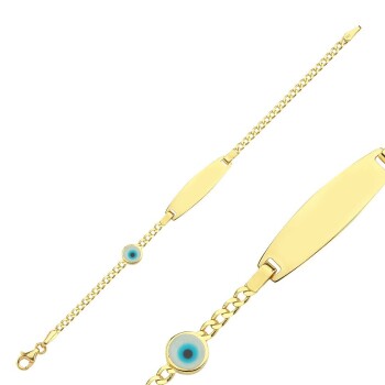 Gözlü Gurmet Zincir Çocuk Künyesi - Bedri Yalçın