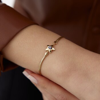 Gözlü Yıldızlı Bileklik - Ador