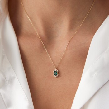 Grace Renkli Taşlı Kolye - Rayna