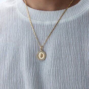 Greek Aslan Erkek Kolye - Koçak