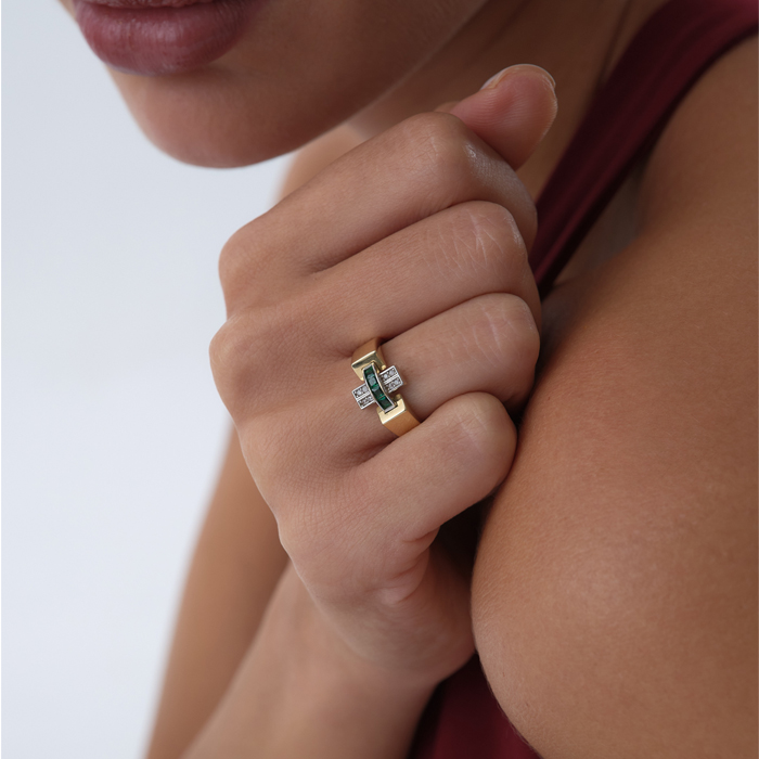 Green Bridge Yüzük - Garo