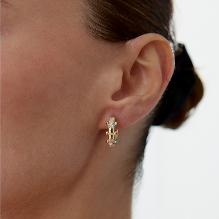 Green Bump Küpe - 1