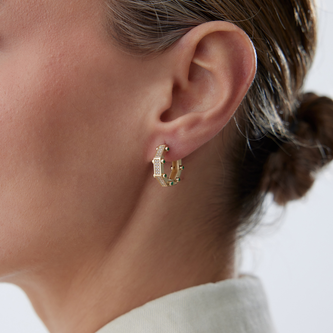 Green Çark Küpe - 1