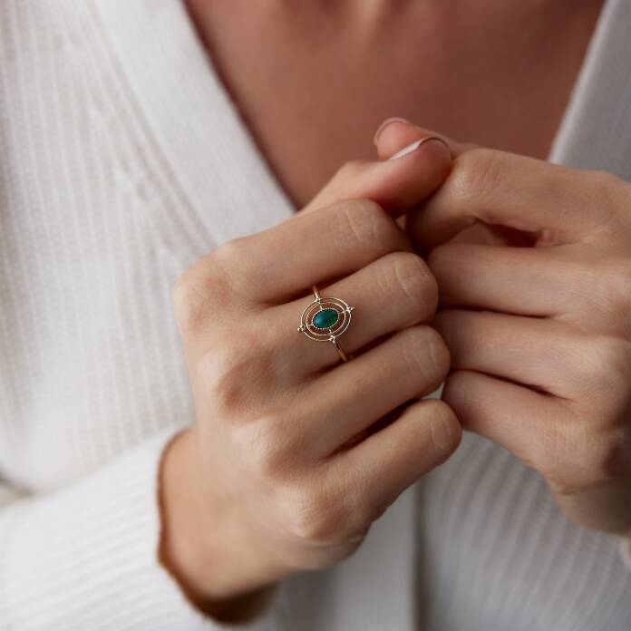 Green Compass Yüzük - 1