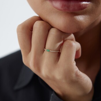 Green Dina Yüzük - Nüans