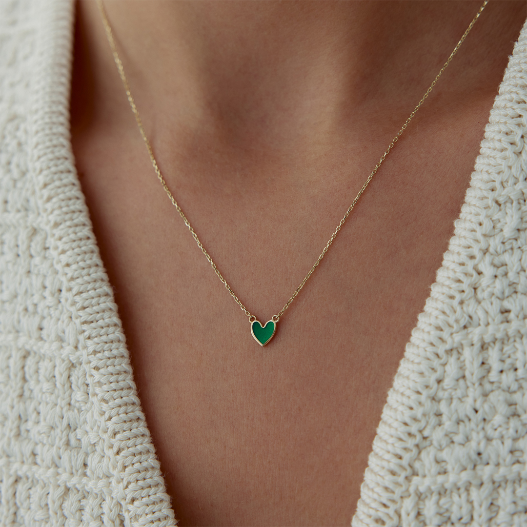 Green Heart Kolye - 2