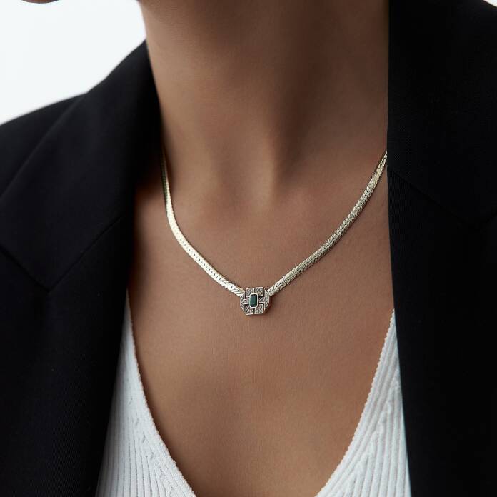 Green Hera Snake Kolye - 2