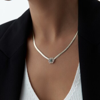 Green Hera Snake Kolye - Rayna (1)