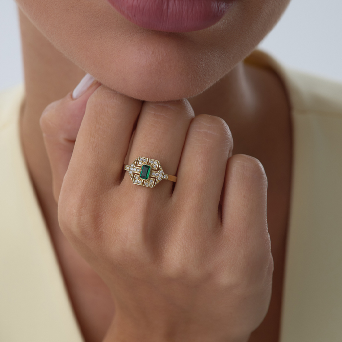 Green Hera Yüzük - Cemart