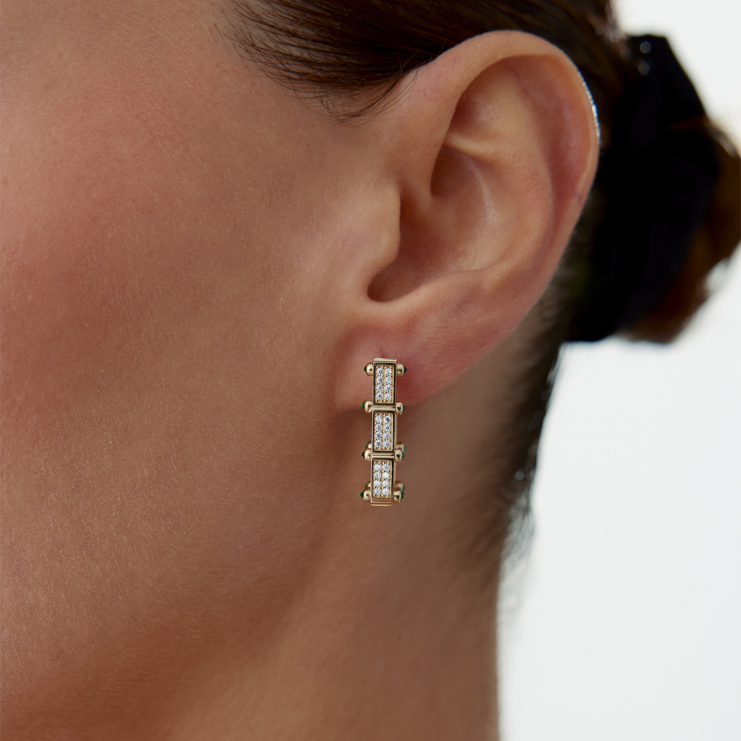 Green İskelet Ataç Küpe - 2