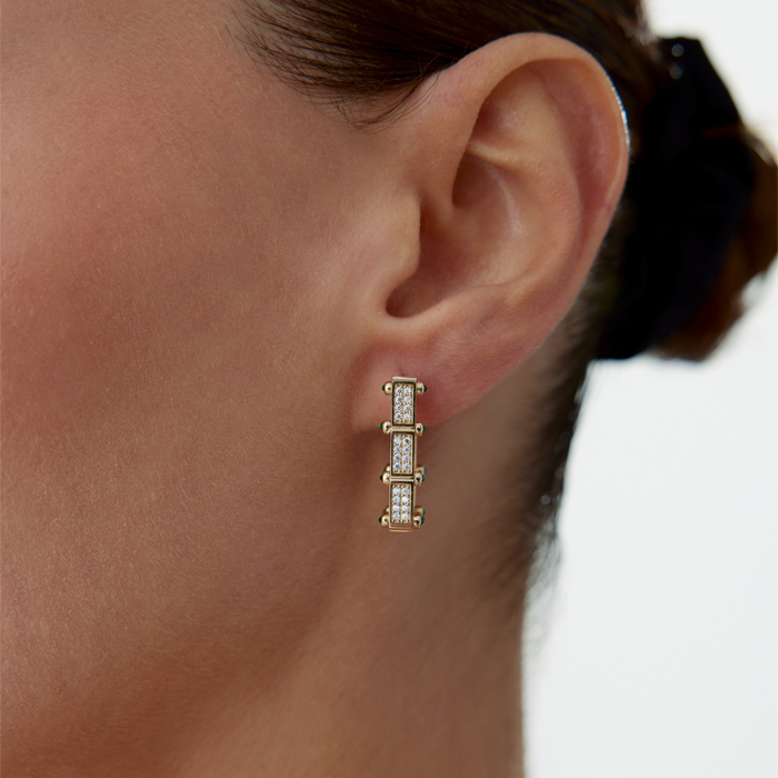 Green İskelet Ataç Küpe - Rayna (1)