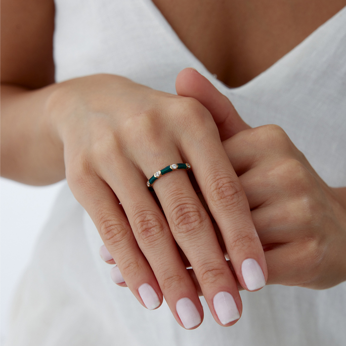 Green Kemik Yüzük - Cemart