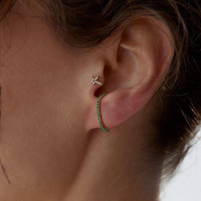 Green Stick Küpe - 1