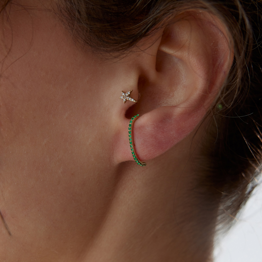 Green Stick Küpe - 1