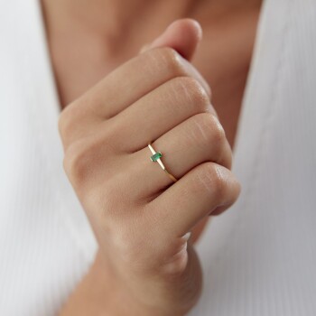 Green Stripe Yüzük - Nüans (1)